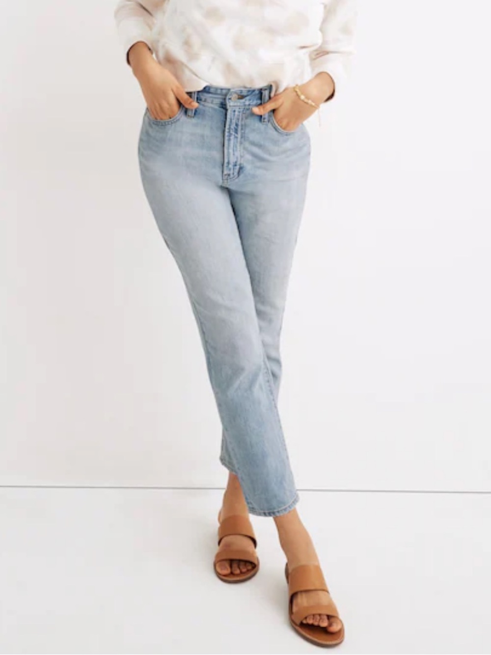 Madewell Curvy Perfect Vintage Jean Light Wash Denim Casual Retro Womens 31